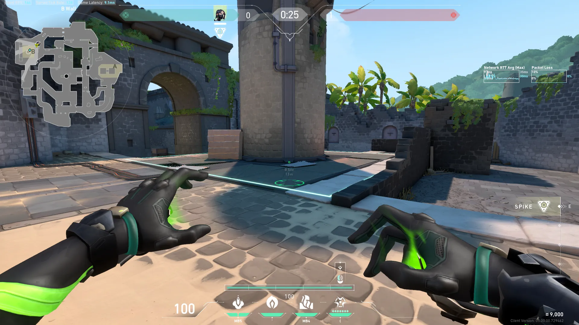 Viper Snake Bite on Breeze Defense Site B — step 2 of 6: Aim — line up the shot