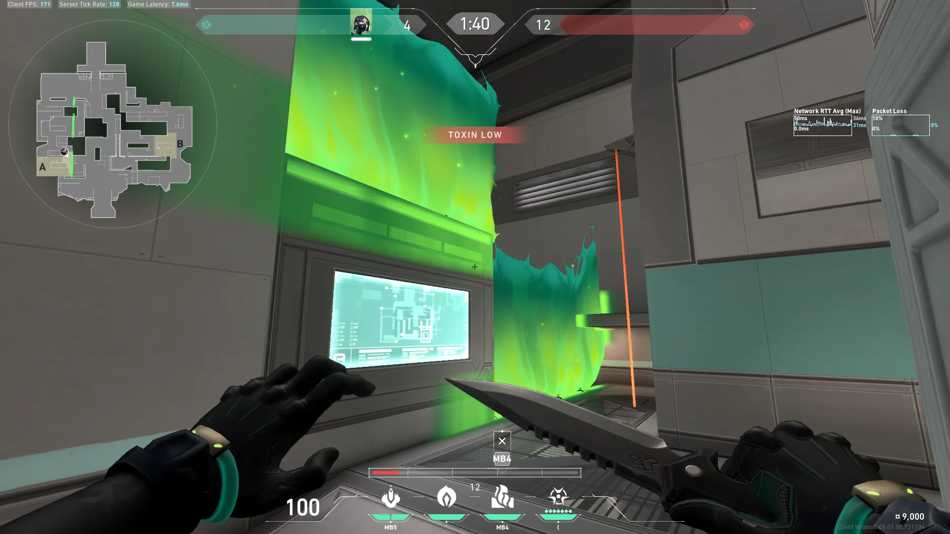 Viper Toxic Screen on Icebox Attack Site A — step 3 of 3: Result
