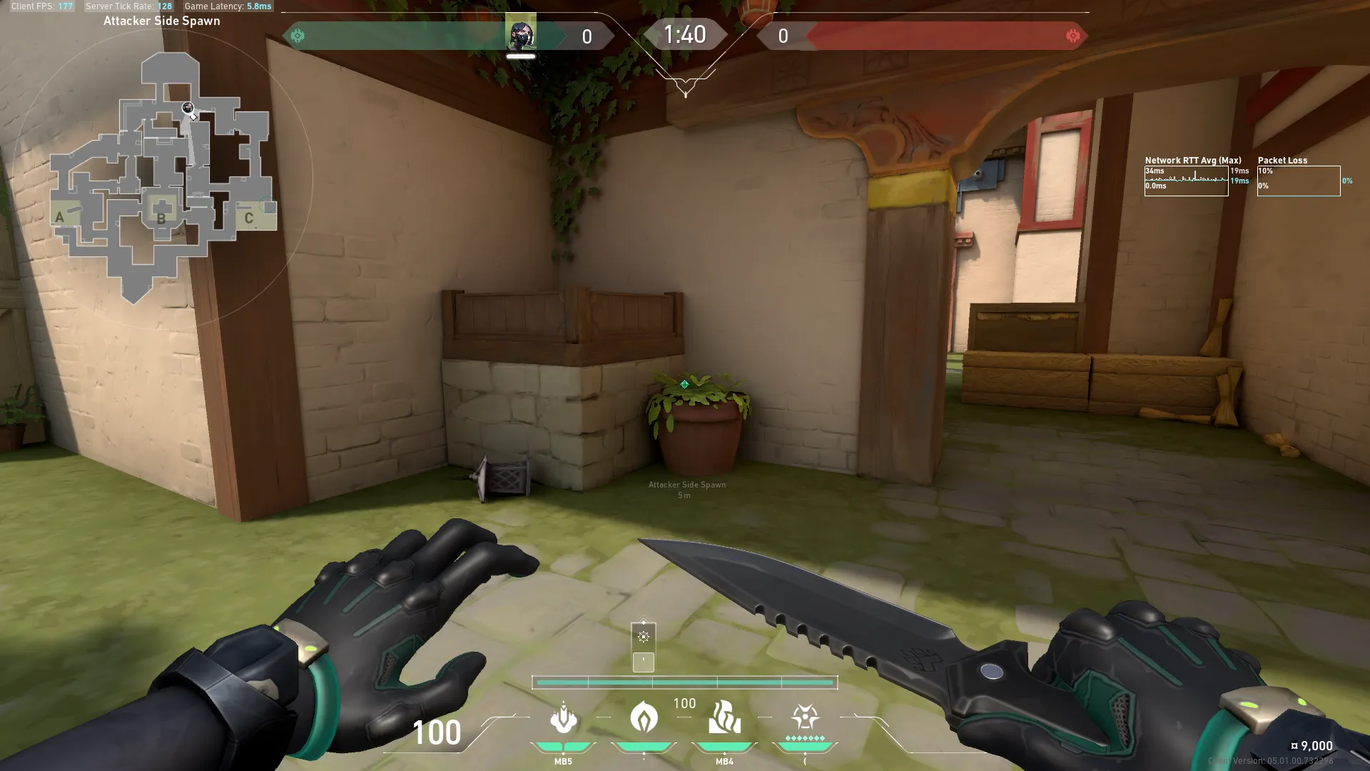 Attacking C Wall — Viper lineup on Haven