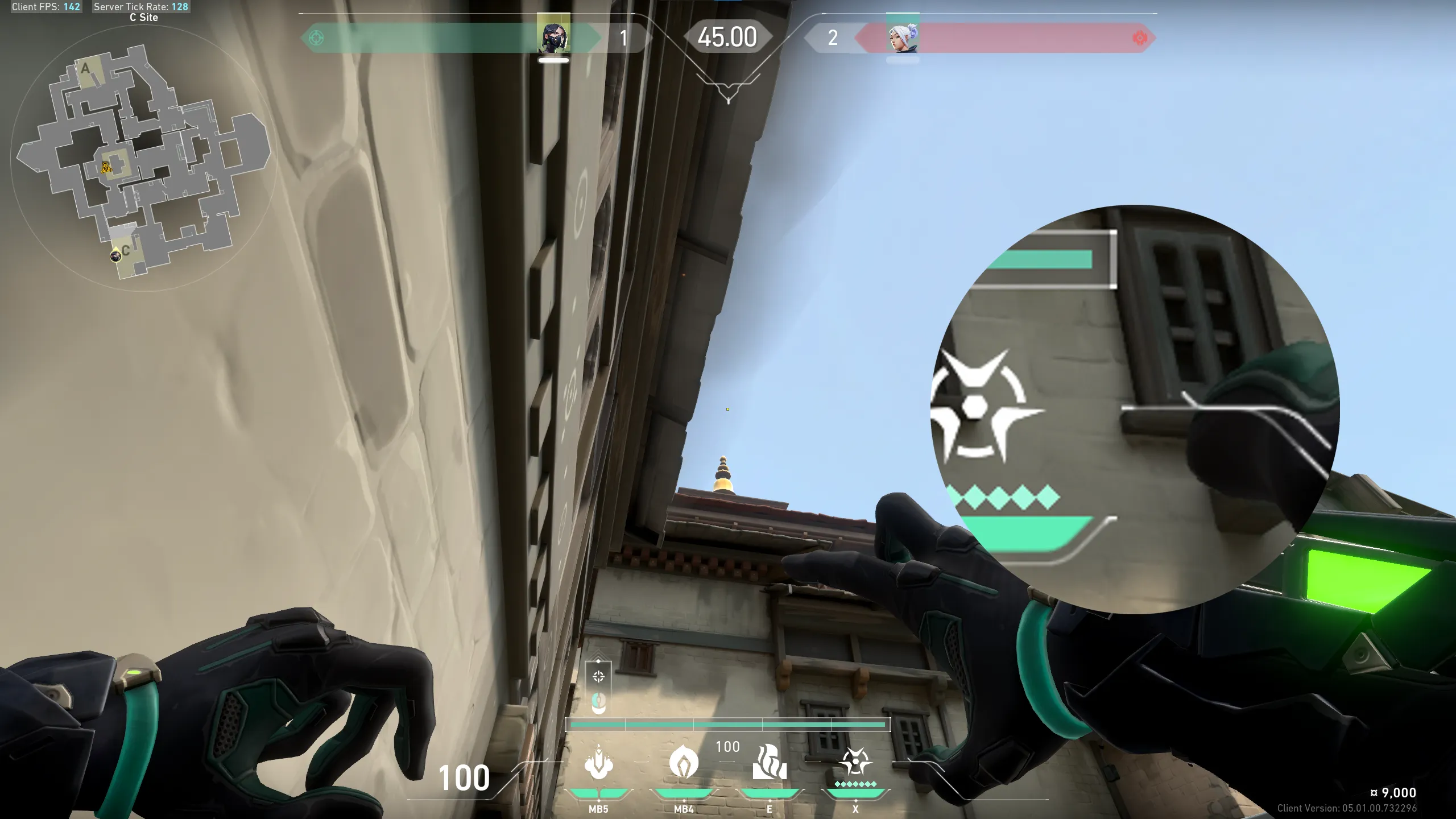 Viper Snake Bite on Haven Attack Site B — step 3 of 4: Aim — line up the shot