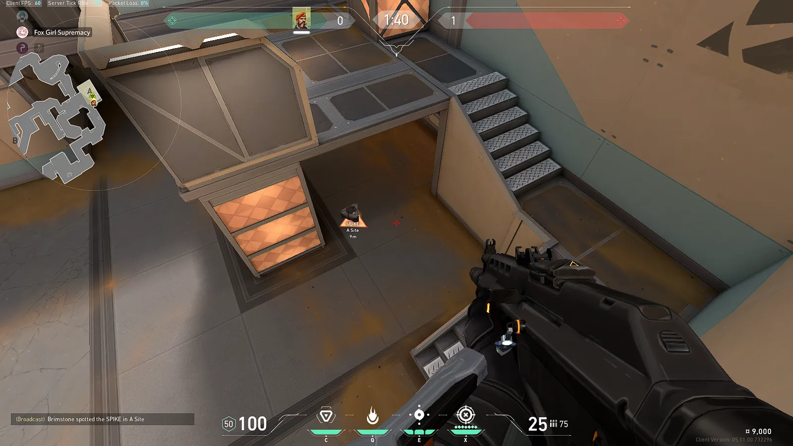 Molly Attacker Spawn to A Site Default — Brimstone lineup on Fracture