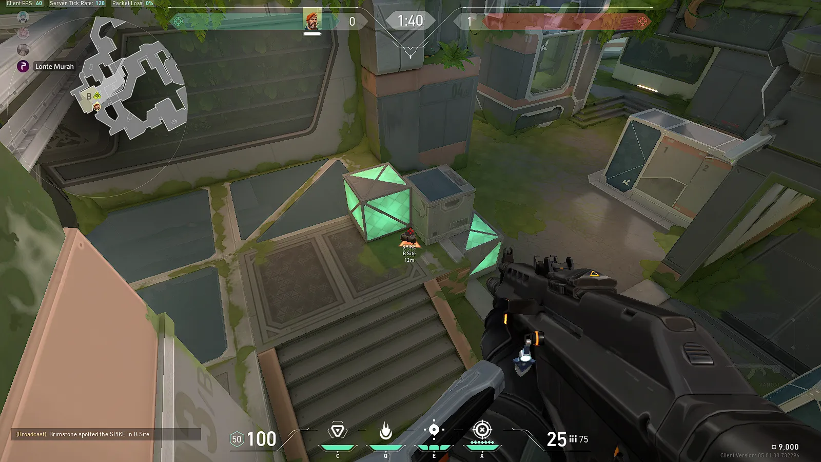 B Boxes Plant From Attacker Tree Spawm — Brimstone lineup on Fracture