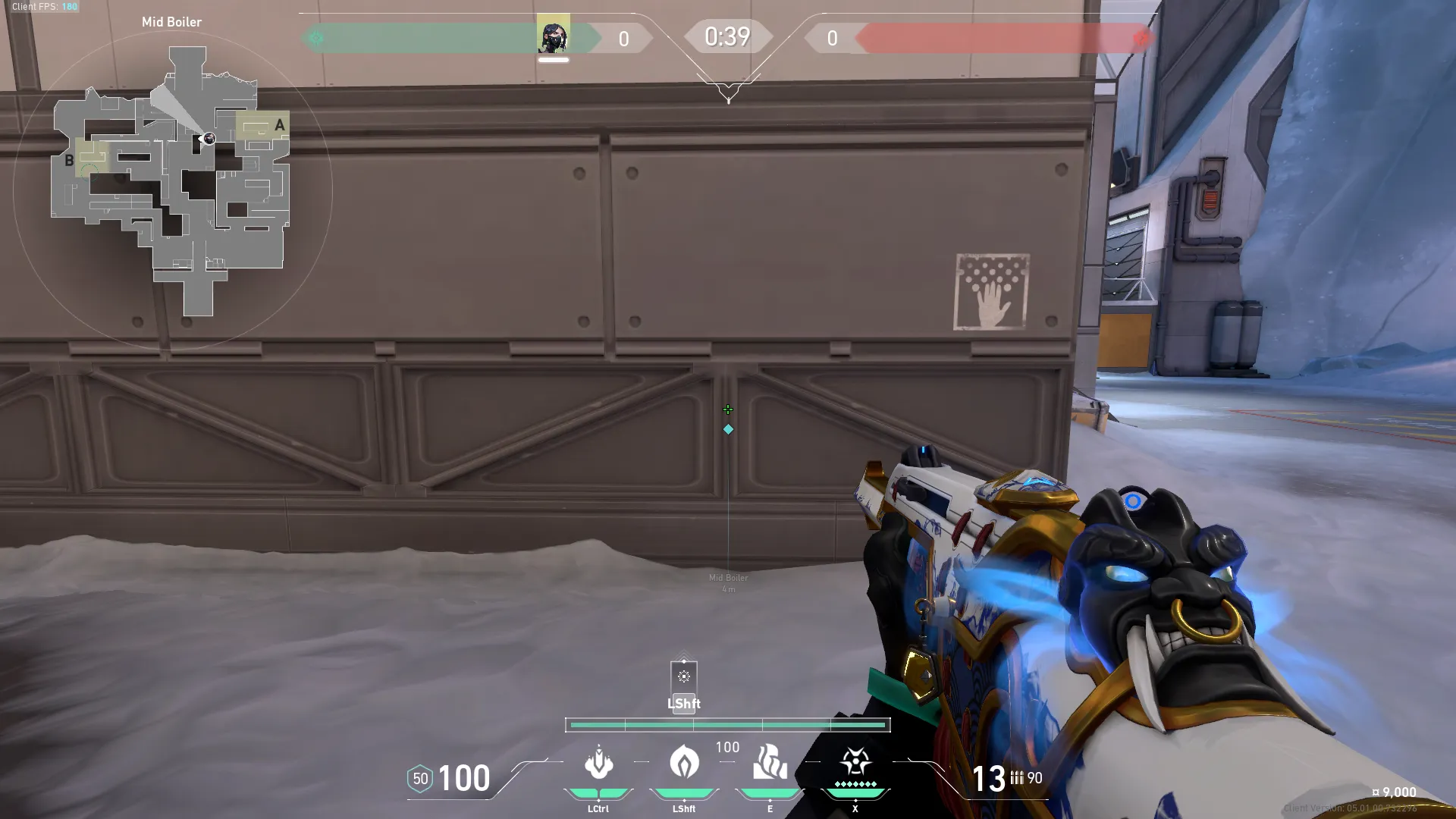 A Site Defense Viper Wall — Viper lineup on Icebox