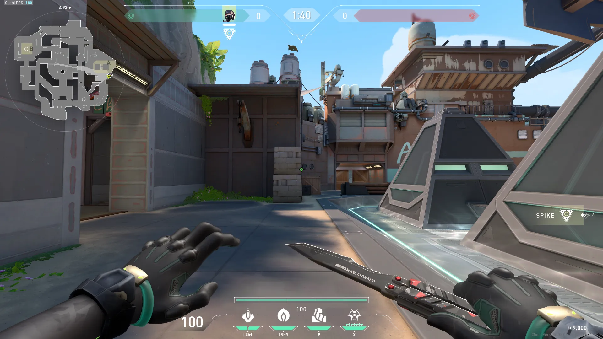 A Defending Viper Wall for A Site and Mid — Viper lineup on Breeze